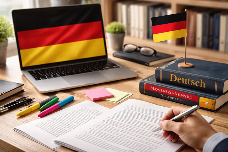 prevajanje v nemščino